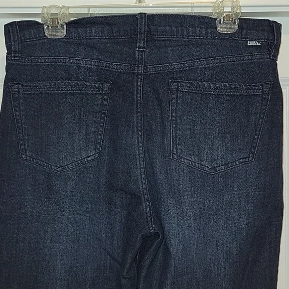 Eddie Bauer Women's Dark Blue Flannel Lined Jeans - Picture 4 of 7